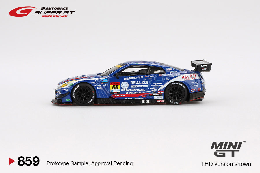 Nissan GT-R NISMO GT3 #56 " REALIZE NISSAN MECHANIC CHALLENGE GT-R" 2023 SUPER GT SERIES