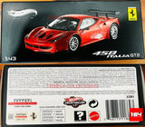 Ferrari 458 Italia GT2 Launch Version Red Elite Edition 1/43 by Hotwheels X2861