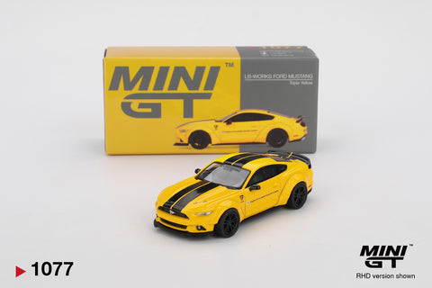 Ford Yellow Mustang 限定版 1/50 LB-WORKS FORD MUSTANG Triple Yellow – 1ISTO64