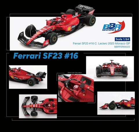 BBR Ferrari SF23 2023 Monaco GP #16 Charles Leclerc