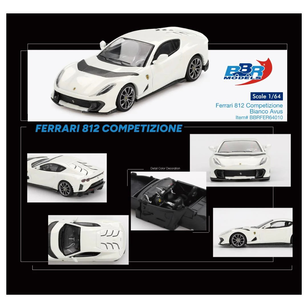 BBR Models Ferrari 812 Competizione Bianco Avus