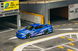 Tarmac Works 1:64 VERTEX Toyota Mark II JZX100 Blue Metallic