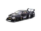 Tarmac Works 1/43 Liberty Walk LB-ER34 Super Silhouette SKYLINE Black - HOBBY43