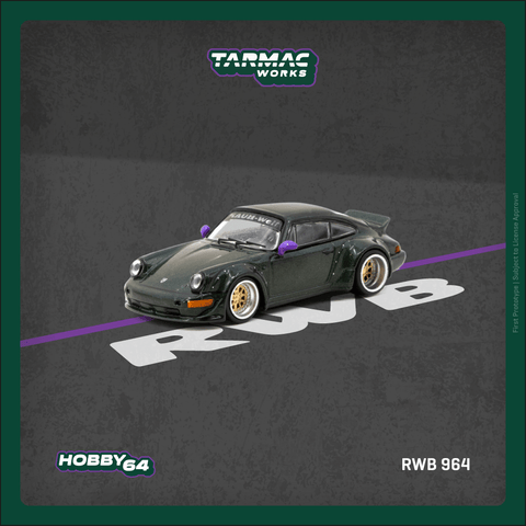 Tarmac Works 1/64 RWB 964 Green - HOBBY64