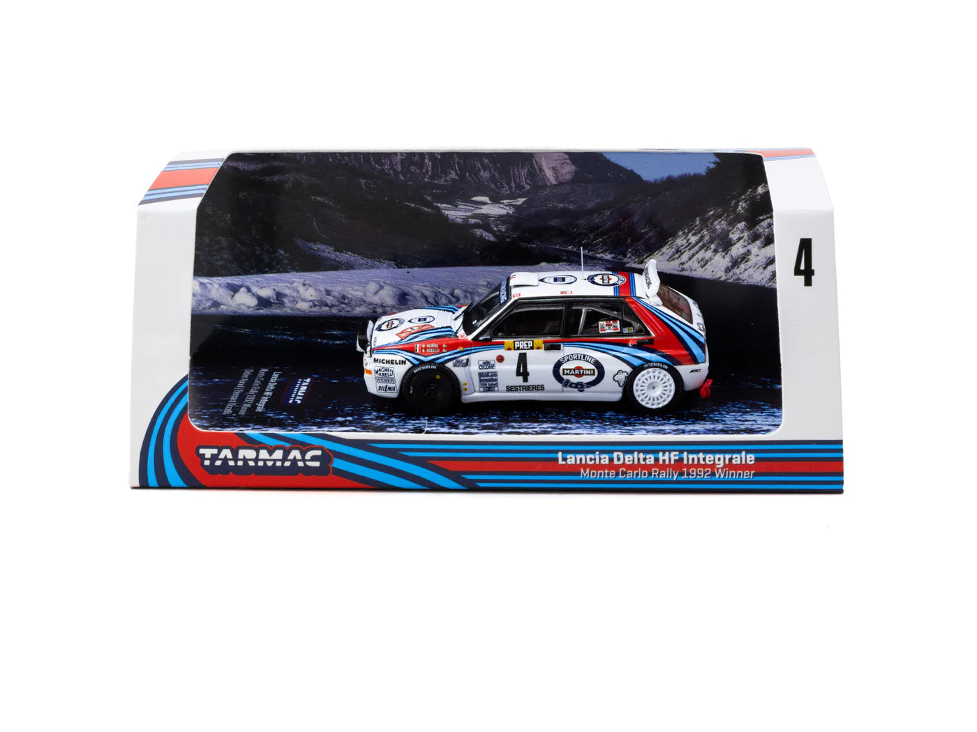 Tarmac Works 1:64 Lancia Delta HF Integrale Monte Carlo Rally 1992 Winner