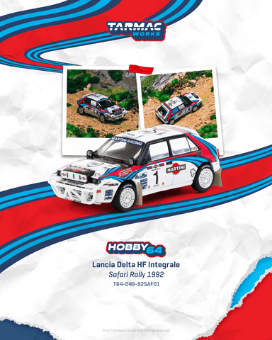 Tarmac Works 1:64 Lancia Delta HF Integrale Safari Rally