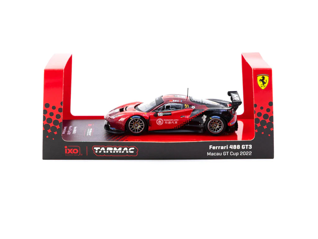 Tarmac Works 1:64 Ferrari 488 GT3 Macau GT Cup 2022 Harmony Racing