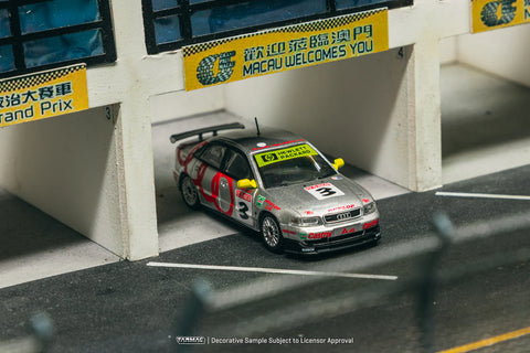 Tarmac Works - 1/64 Audi A4 Quattro Macau Guia Race 1996 Winner #3 - HOBBY64