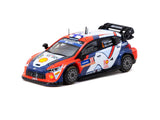 Tarmac Works - 1/64 Hyundai i20 N Rally1 Hybrid Rally Sweden 2024 Winner #4 - Tarmac Works X iXO Models HOBBY64