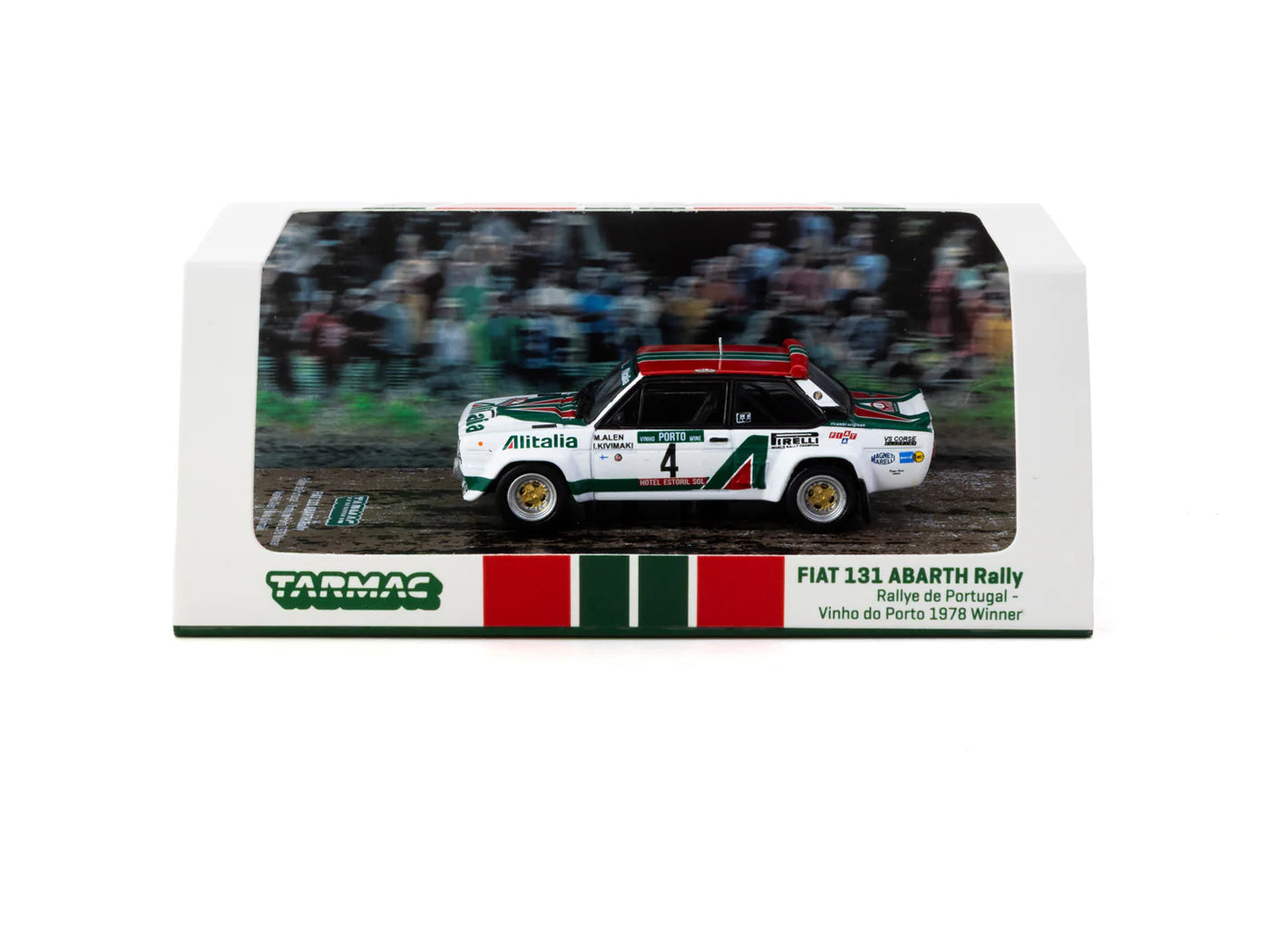 Tarmac Works 1:64 FIAT 131 ABARTH Rally Rallye de Portugal - Vinho do Porto