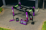 Tarmac Works 1/64 EVA Racing Garage Tools Set - PARTS64