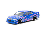 Tarmac Works 1:64 VERTEX Toyota Mark II JZX100 Blue Metallic