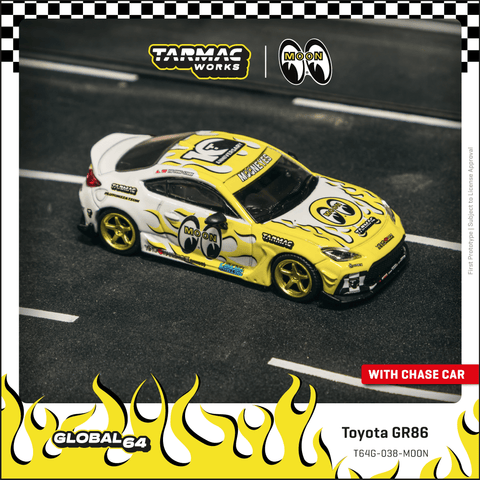 Tarmac Works 1:64 Toyota GR86 MOONEYES