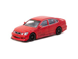 Tarmac Works 1:64 VERTEX Toyota Aristo JZS161 – Red - WITH CARDS