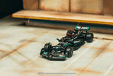Tarmac Works - 1/64 Mercedes-AMG F1 W14 E Performance Spanish Grand Prix Tyre Testing 2023 #47 Mick Schumacher - Tarmac Works X iXO Models GLOBAL64