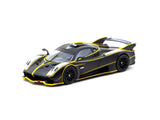 Tarmac Works 1/64 Pagani Huayra R Matt Black / Silver - GLOBAL64