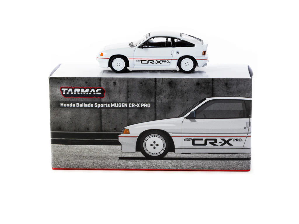 Tarmac Works 1/64 Honda Ballade Sports MUGEN CR-X PRO White - GLOBAL64