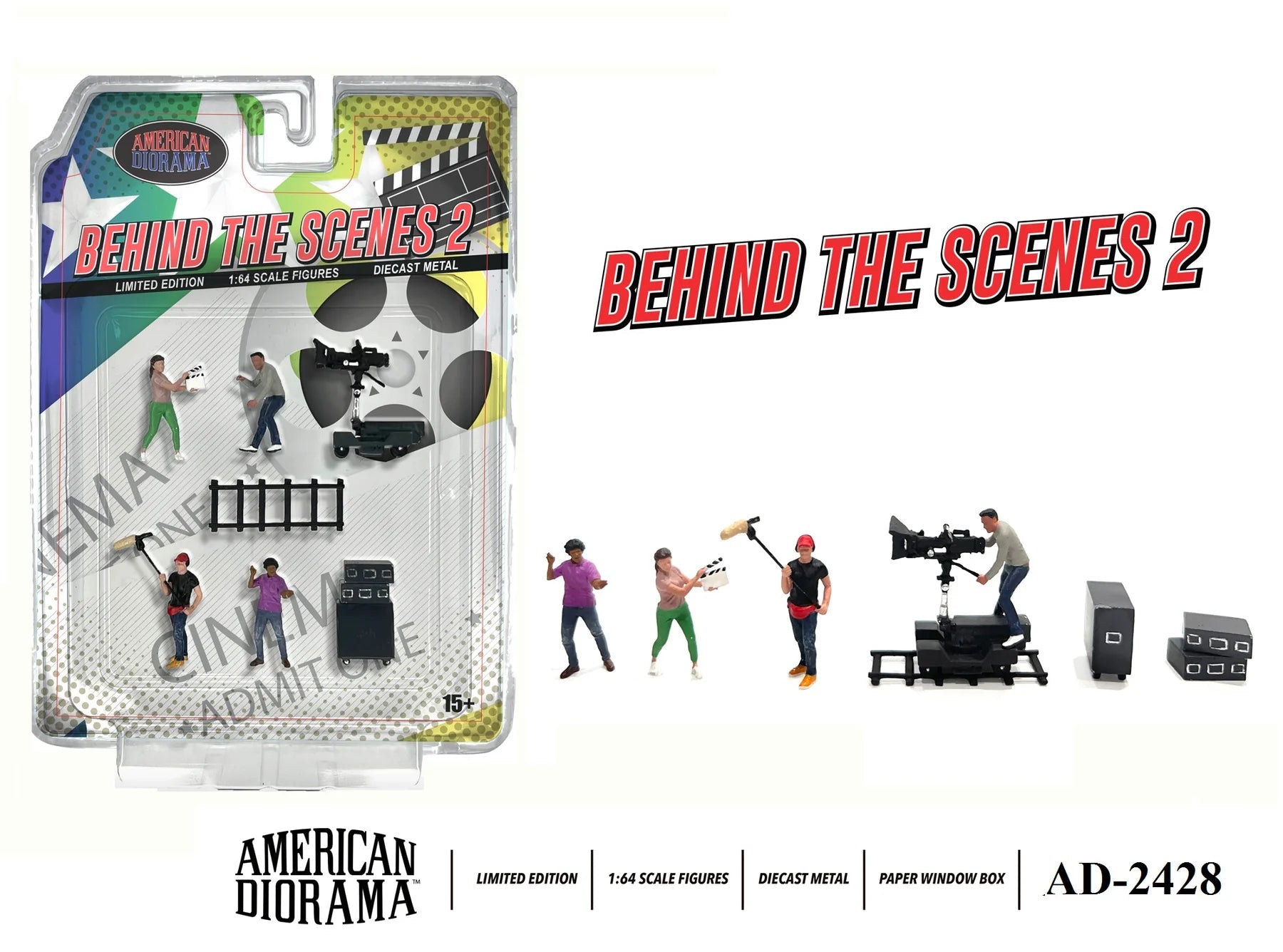 American Diorama 1:64 Figure set - Behind the Scenes 2 - 1ISTO64