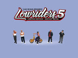American Diorama 1:64 Figures set - Lowriders 5 for diorama - 1ISTO64