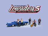 American Diorama 1:64 Figures set - Lowriders 5 for diorama - 1ISTO64