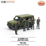 BAIC ORV BJ80 (with figures) Olive Green - 1ISTO64