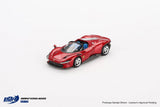 BBR Model 1:64 Ferrari Daytona SP3 Rosso Imola - 1ISTO64