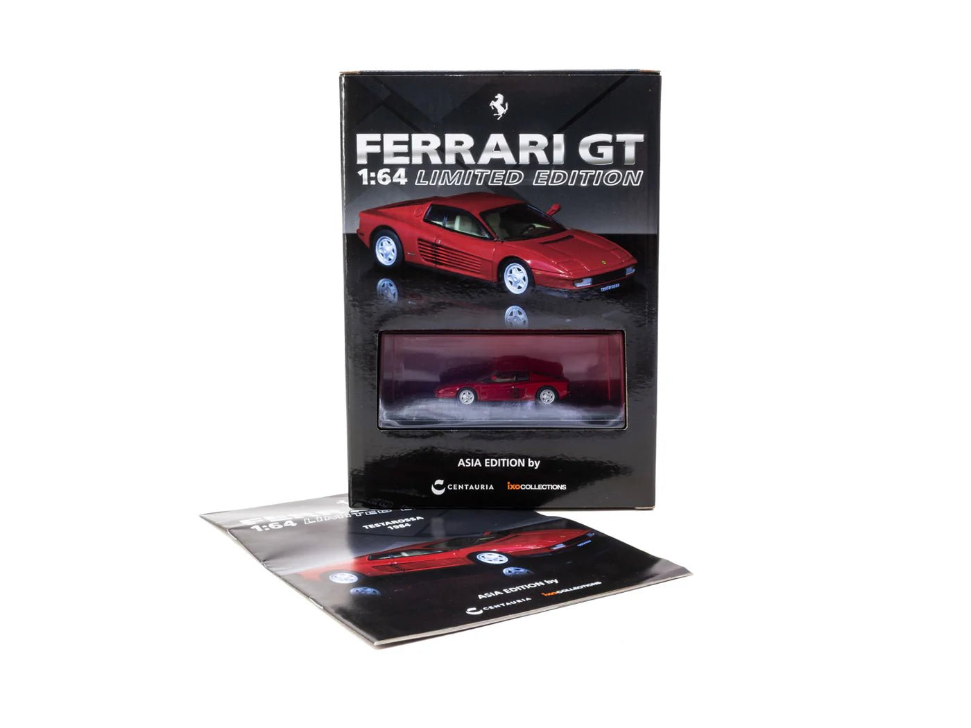 CENTAURIA x IXO COLLECTIONS FERRARI GT 1:64 Magazine ASIA EDITION - FERRARI TESTAROSSA 1984 (English Version) - 1ISTO64
