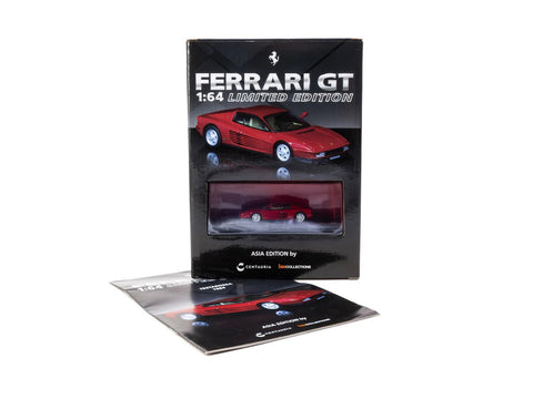 CENTAURIA x IXO COLLECTIONS FERRARI GT 1:64 Magazine ASIA EDITION - FERRARI TESTAROSSA 1984 (English Version) - 1ISTO64