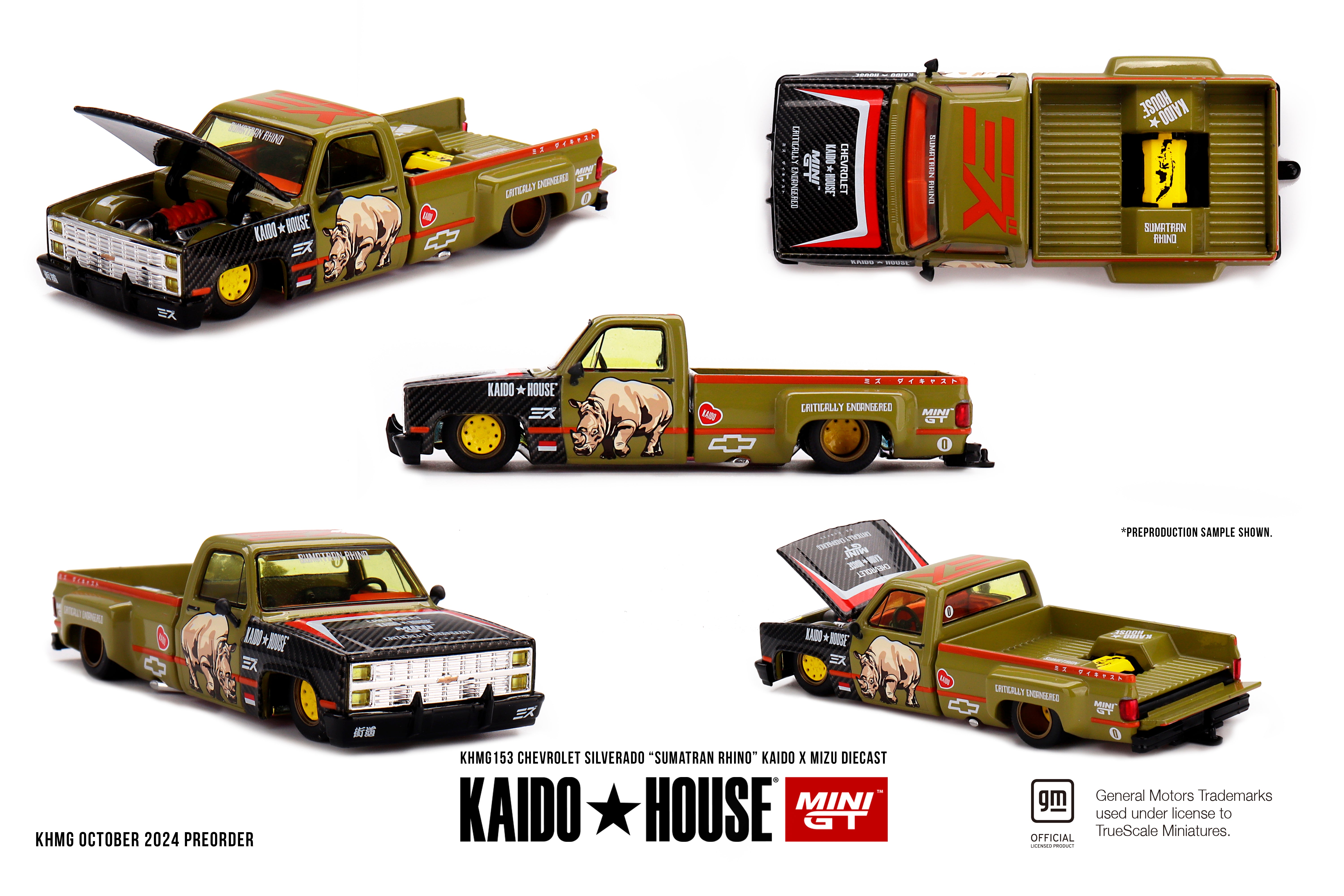 Chevrolet Silverado “Sumatran Rhino” KAIDO x MIZU Diecast