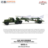 FAW Jiefang CA10 Truck + HQ-2 Missile Transport Trailer - 1ISTO64