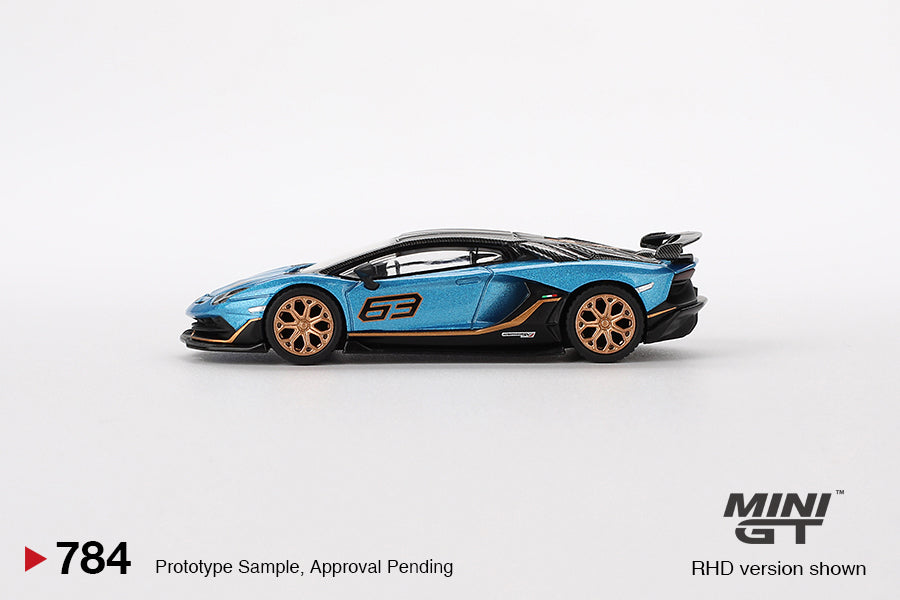 Lamborghini Aventador SVJ 63 Blu Aegir