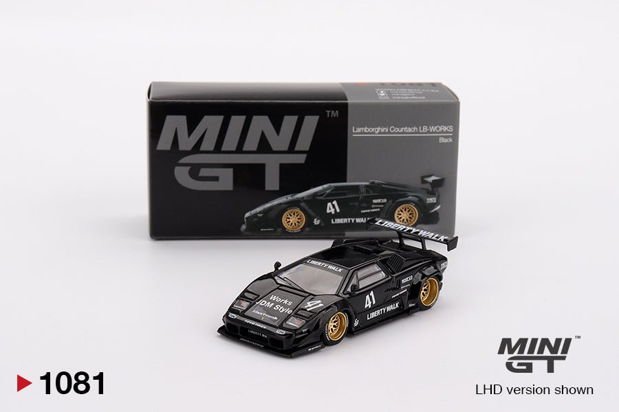 Lamborghini Countach LB-WORKS Black - 1ISTO64