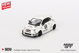 LB-WORKS x Abas Works ABARTH 595 Gara White - 1ISTO64