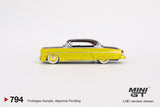 Lincoln Capri Hot Rod 1954 Lime Yellow - 1ISTO64