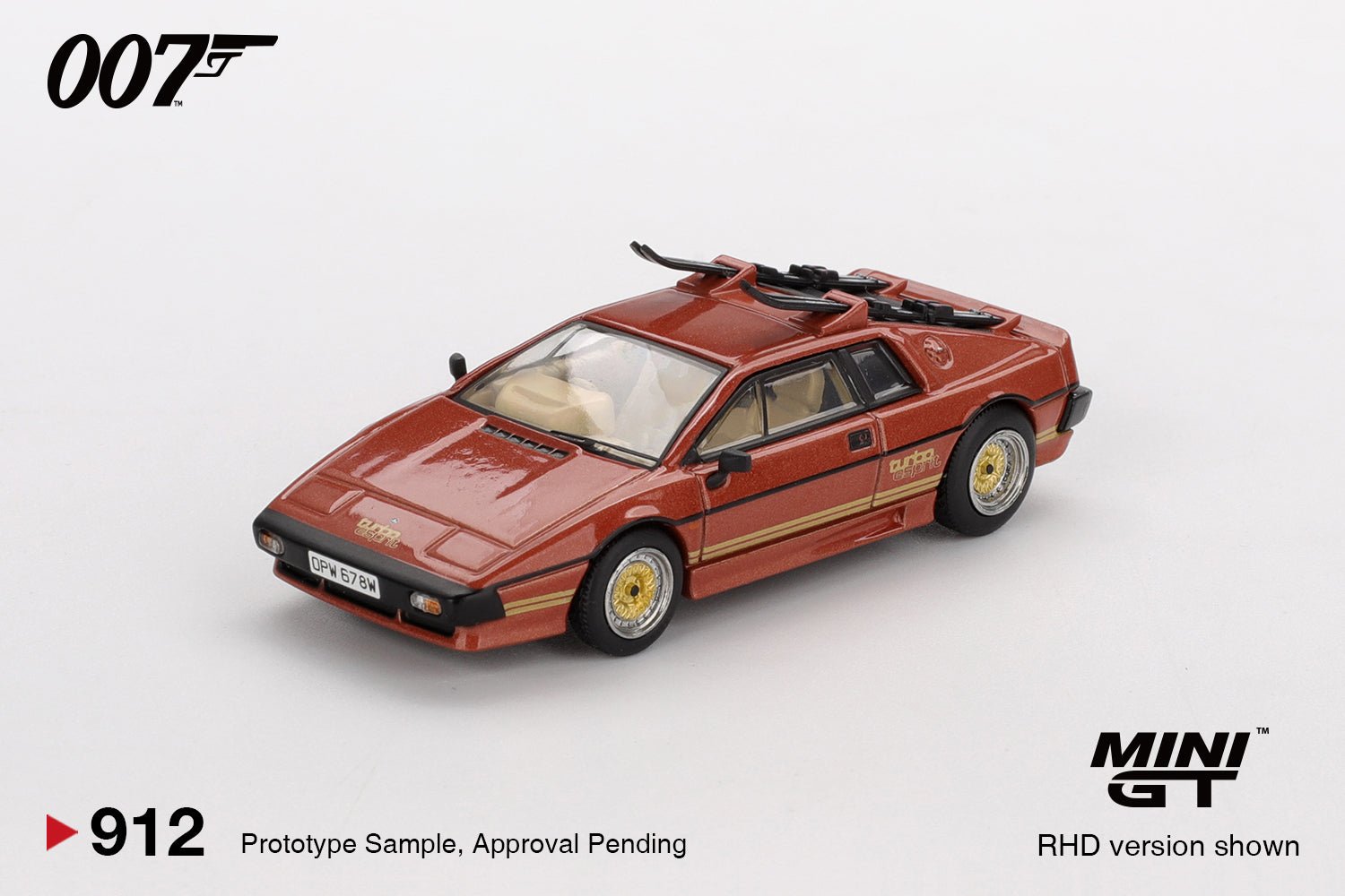 Lotus Esprit Turbo Copper Fire Metallic "For Your Eyes Only" - 1ISTO64