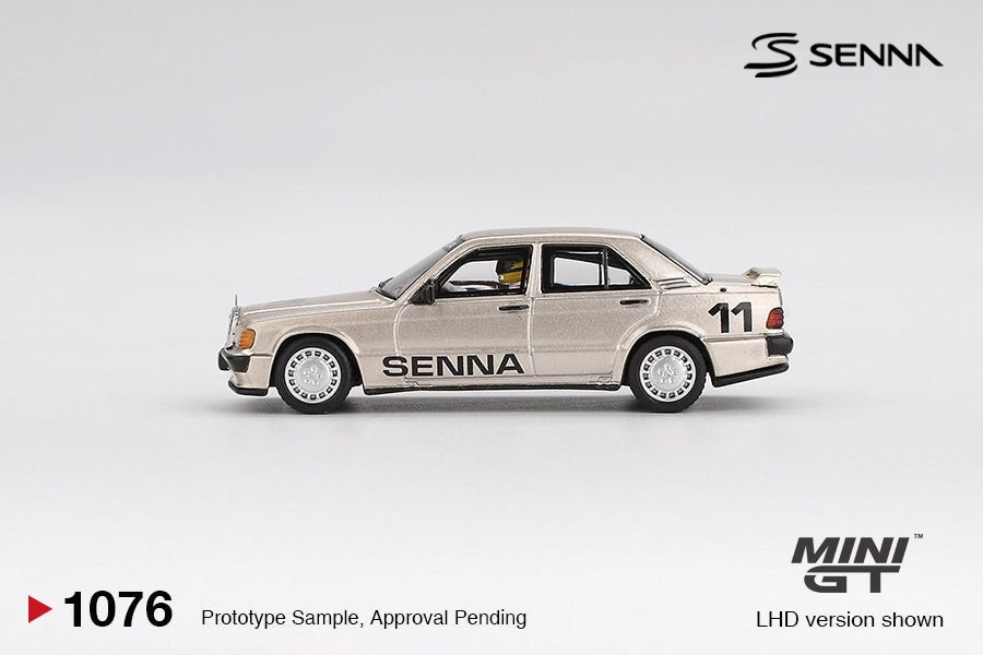 Mercedes-Benz 190 E 2.3-16 11 Ayrton Senna 1984 Nürburgring Race of Champions w/ Figure - 1ISTO64