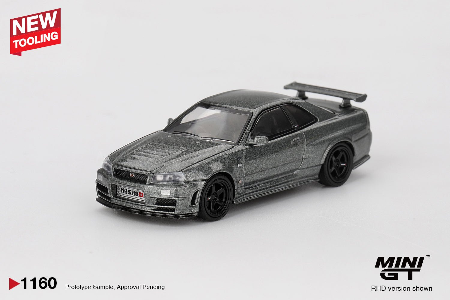 Nissan Skyline GT-R Dark Metal Gray (NISMO BNR34 CRS Version) - 1ISTO64