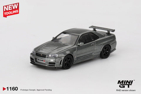 Nissan Skyline GT-R Dark Metal Gray (NISMO BNR34 CRS Version) - 1ISTO64
