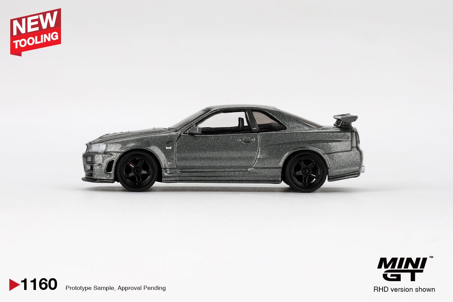 Nissan Skyline GT-R Dark Metal Gray (NISMO BNR34 CRS Version) - 1ISTO64