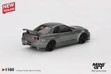 Nissan Skyline GT-R Dark Metal Gray (NISMO BNR34 CRS Version) - 1ISTO64