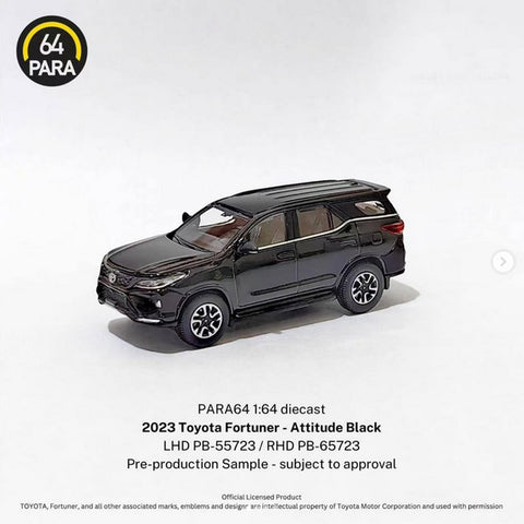Para64 Toyota Fortuner Attitude Black - 1ISTO64