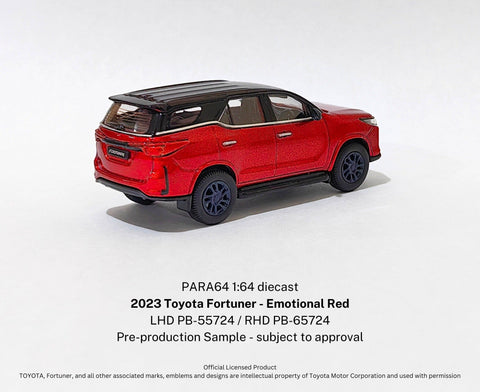 PARA64 Toyota Fortuner EMOTIONAL RED (Philippines exclusive) - 1ISTO64