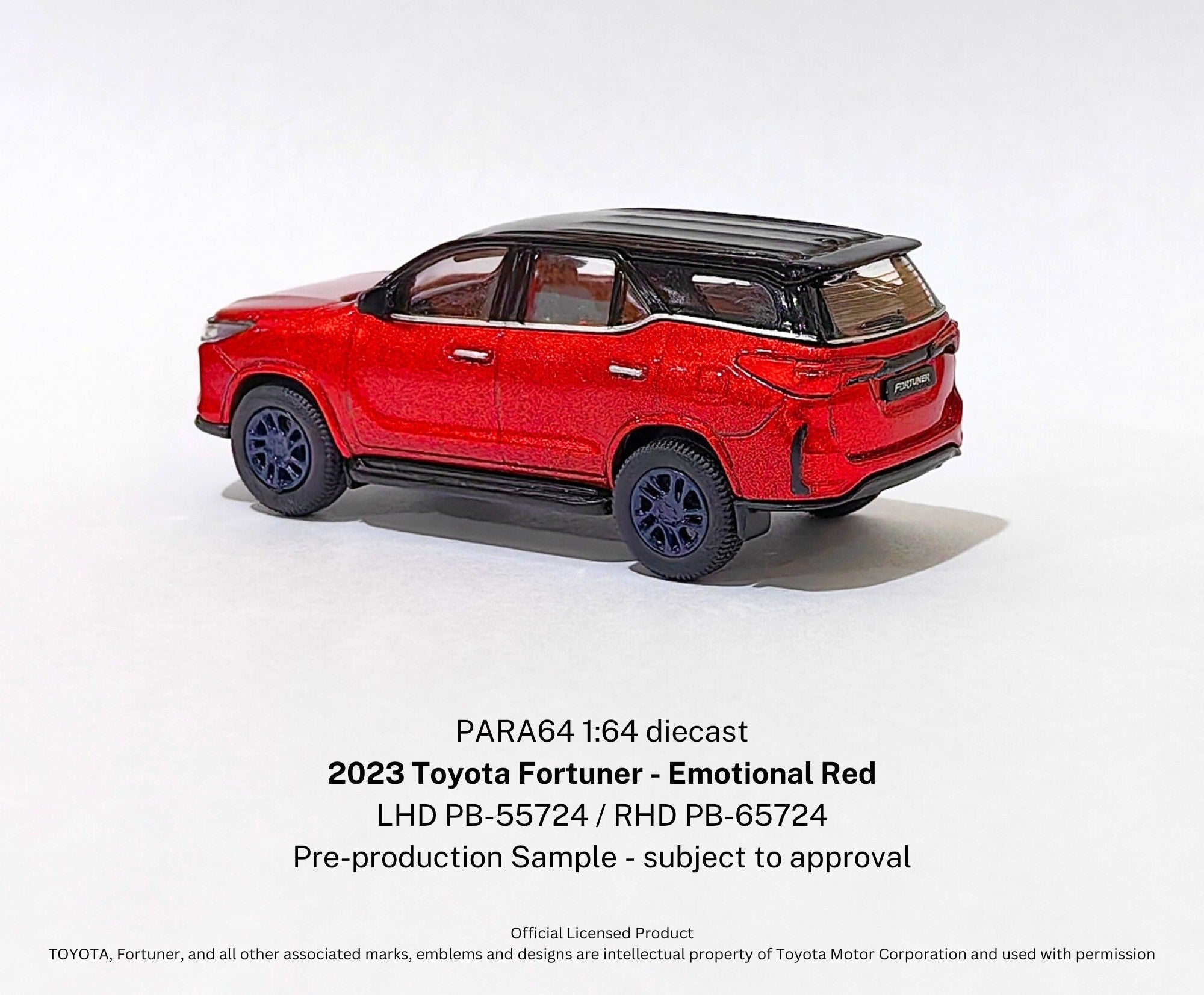 PARA64 Toyota Fortuner EMOTIONAL RED (Philippines exclusive) - 1ISTO64