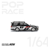POPRACE 1:64 NISSAN STAGEA SIM0N'S GARAGE 62 - BLACK - 1ISTO64