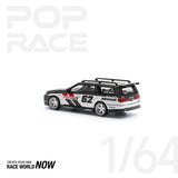 POPRACE 1:64 NISSAN STAGEA SIM0N'S GARAGE 62 - BLACK - 1ISTO64