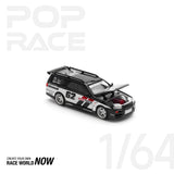 POPRACE 1:64 NISSAN STAGEA SIM0N'S GARAGE 62 - BLACK - 1ISTO64