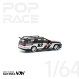 POPRACE 1:64 NISSAN STAGEA SIM0N'S GARAGE 62 - BLACK - 1ISTO64