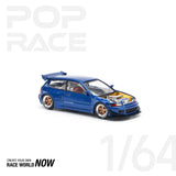 POPRACE 1:64 PANDEM CIVIC EG6 METALLIC BLUE - 1ISTO64