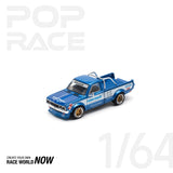 POPRACE 1:64 PANDEM DATSUN 620 BLUE - 1ISTO64