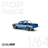 POPRACE 1:64 PANDEM DATSUN 620 BLUE - 1ISTO64
